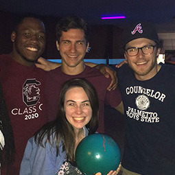 students midnight bowling