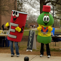 recycling action heroes dancing on greene street