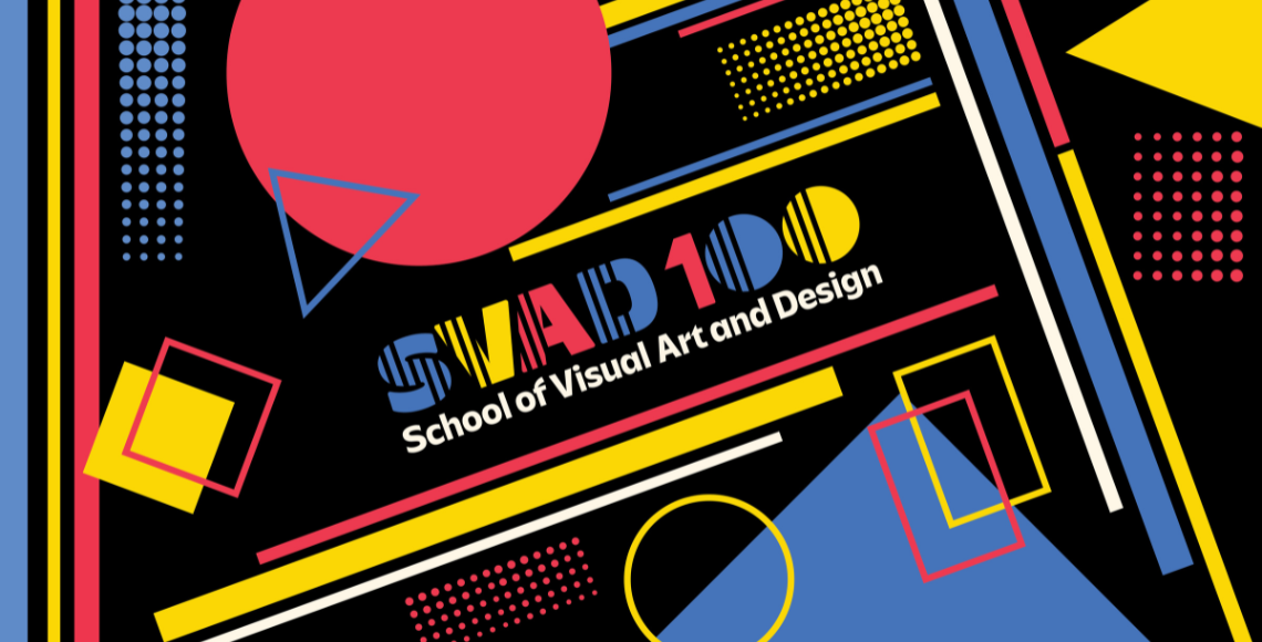 SVAD centennial logo graphic