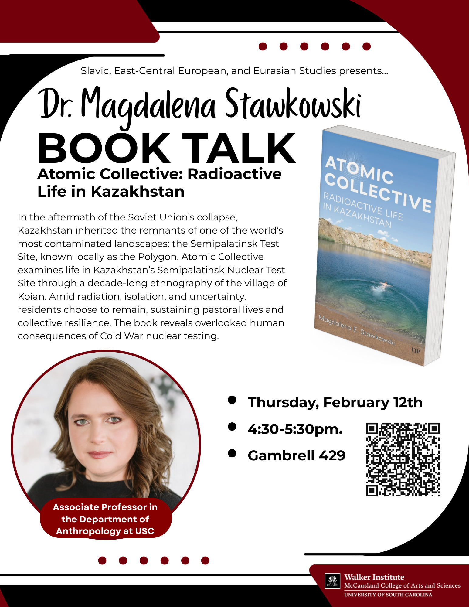 Dr. Magdalena Stawkowski Book Talk