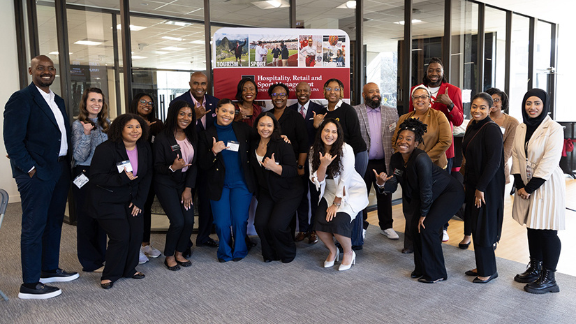 Students, faculty, staff and guest speakers from the 2024 Career Tracks symposium