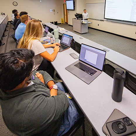 AI in Medicine students in a lecture